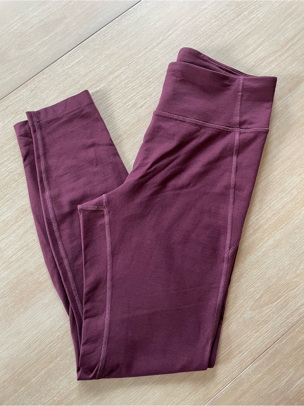 allbirds Women's Leggings in Deep Plum - Picture 1 of 7
